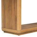 Console Table With Curved Corners And U Base Design