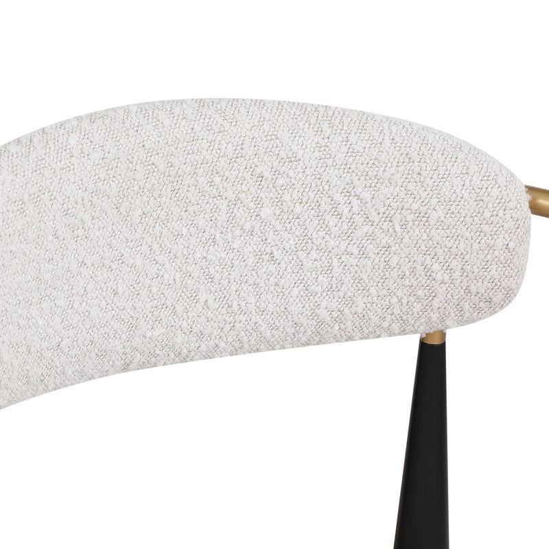 Upholstered Bar Stools With Backs For Kitchen Island (Set of 2) - Beige