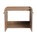 Modern Floating Bathroom Vanity With Resin Sink, Soft Close Doors