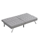 Modern Sofa Bed With Wood Frame And Stainless Legs