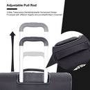3 Piece Luggage Sets, Softshell Suitcase Spinner Wheels