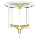Janessa - Acrylic Coffee And End Table Set