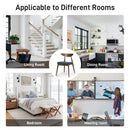 Retro Dining Chairs With Ergonomic Back (Set of 2)