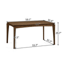 Jesse - Mid Century Style Dining Table With Minimal Details - Walnut