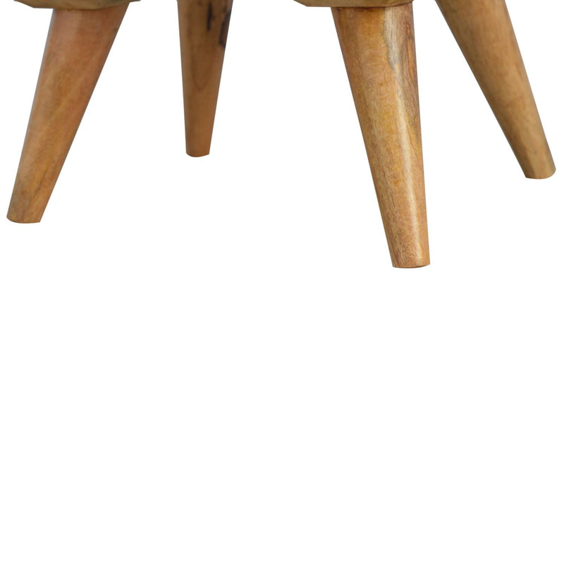 Nordic Style 4 Drawer Multi Nightstand - Oak