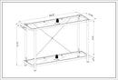 Glass Sofa Table For Living Room & Bedroom