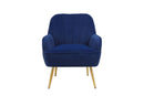Modern Mid-Century Chair Tufted Sherpa Armchair For Living Room Bedroom Office