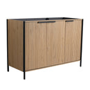 Contemporary Freestanding Bathroom Vanity With Adjustable Shelves