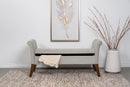 Farrah - Velvet Upholstered Rolled Arm Storage Bench