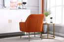 Modern Mid-Century Chair Tufted Sherpa Armchair For Living Room Bedroom Office