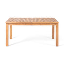 Outdoor Expandable Dining Table With Square Legs