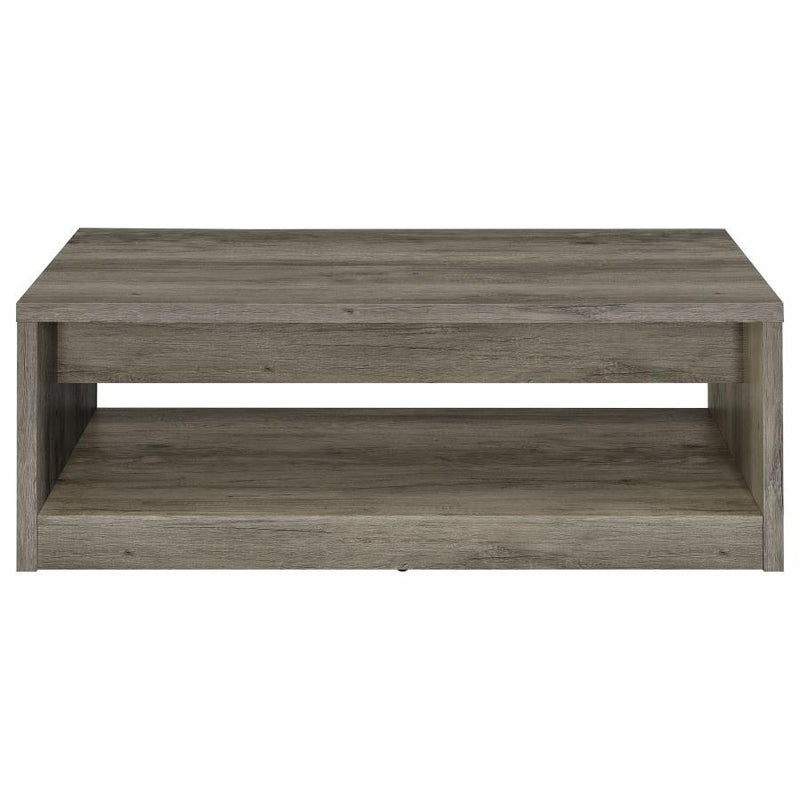 Felix - 2-Drawer Engineered Wood Coffee Table - Gray Driftwood