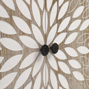 2 Door Carved Storage Cabinet With Adjustable Shelf, Accent Furniture