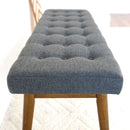 Delilah - Modern Bench - Gray