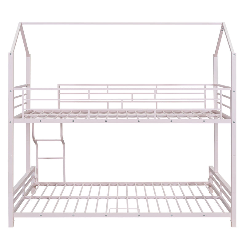 Sturdy Frame House Bunk Bed