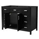 Bathroom Vanity Cabinet Only With 2 Soft Close Doors And 8 Drawers