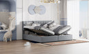 Upholstered Platform Bed With A Hydraulic Storage System