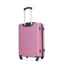 Luggage 4 Piece Lightweight Suitcase With Rotating Wheels With Tsa Lock,
