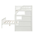 Loft Bed With Staircase And Storage