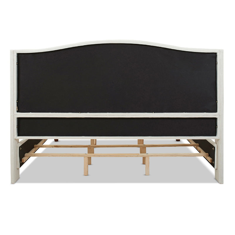 Marcella - Upholstered Shelter Headboard Bed Set