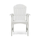 Outdoor Weather Resistant Acacia Wood Adirondack Dining Chairs (Set of 2)
