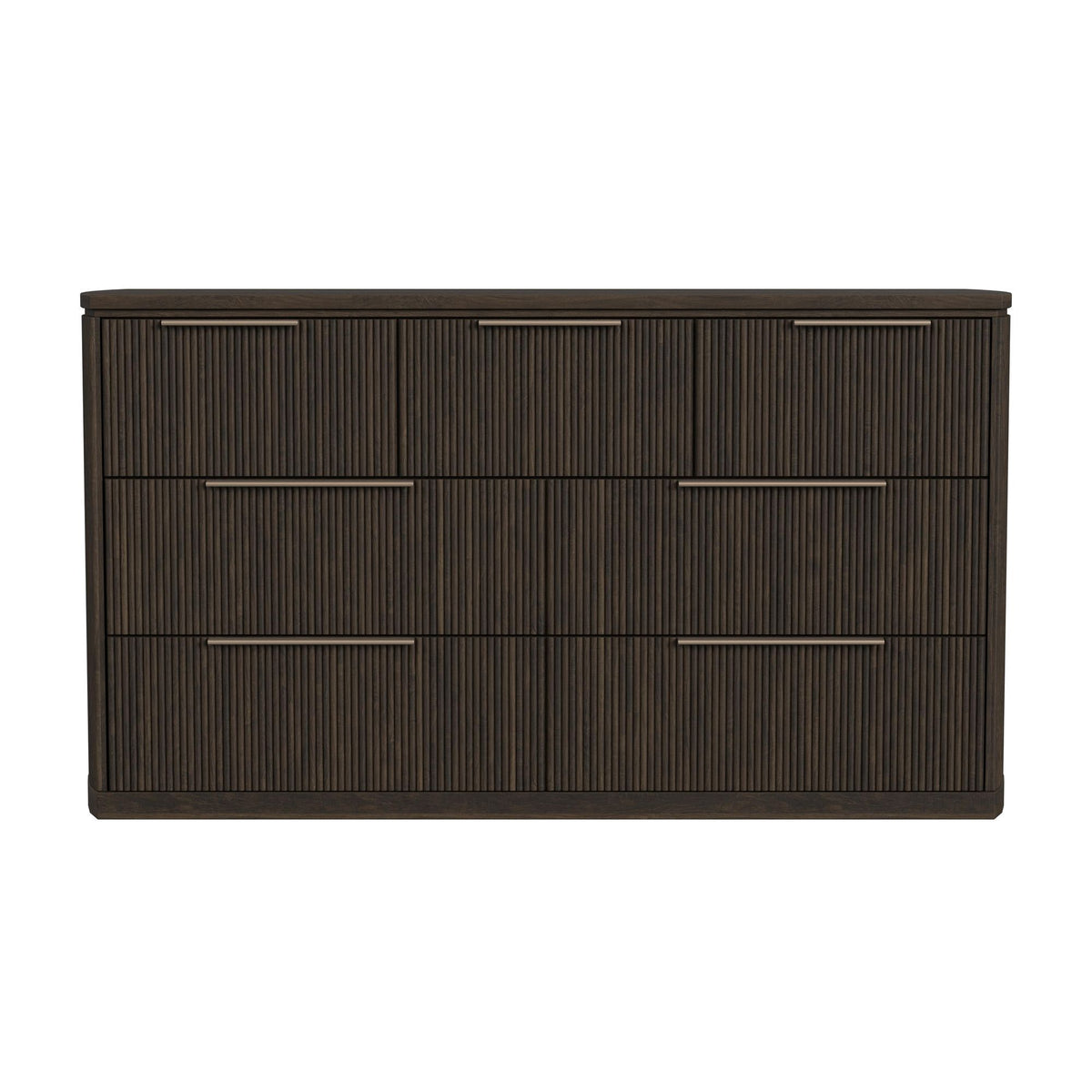 Sylvie 7-Drawer Dresser in Dark Brown by Elements International, view 11