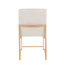 Fuji - Contemporary Stylish Frame, High Back Dining Chair (Set of 2)