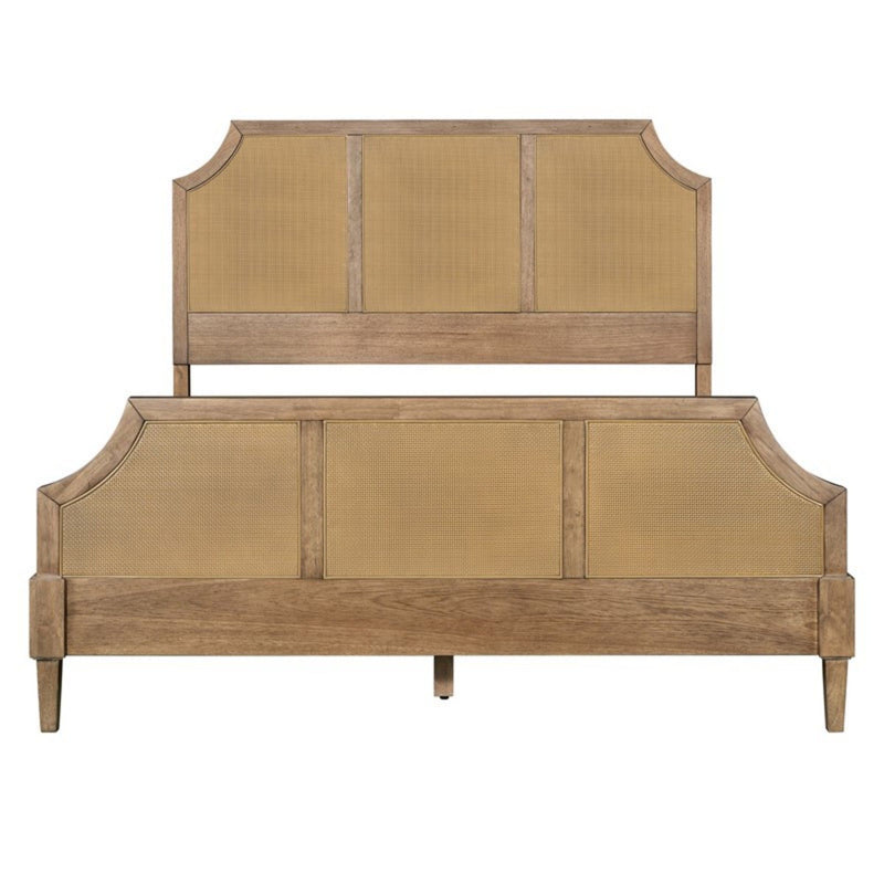 Lily Pond - Queen Platform Bed Toasted - Natural