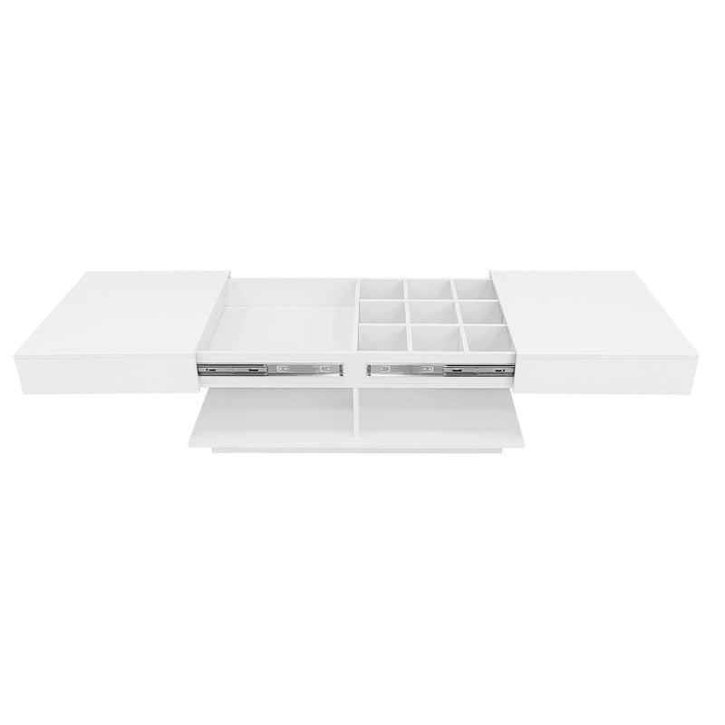 Multifunctional Adjustable Coffee Table With Hidden Storage Space For Living Room