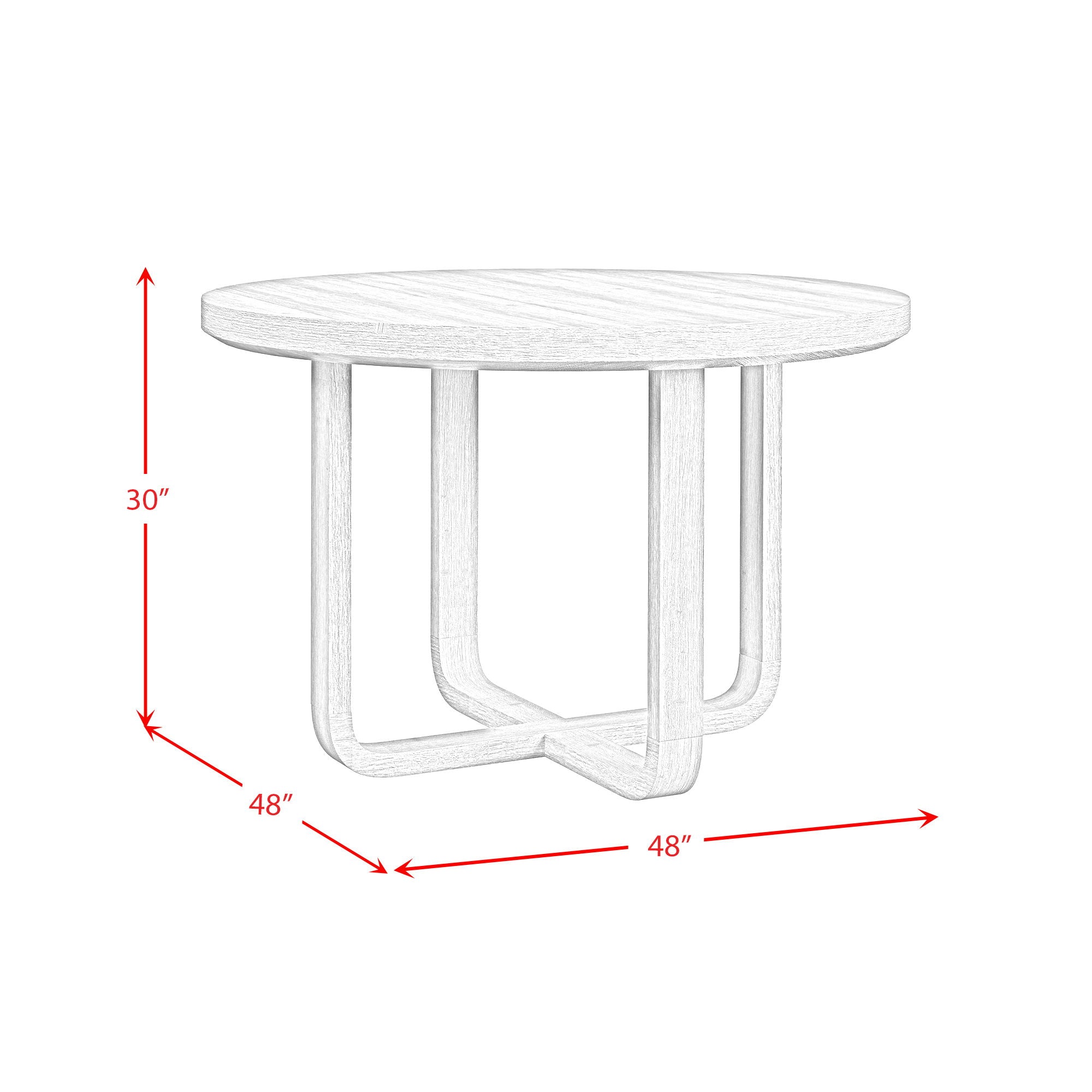 Ridgemont - Round Dining Table - Natural