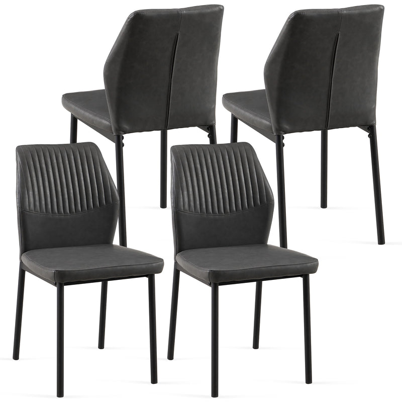 Dining Chairs Living Room Chair Modern Kitchen Armless Side Chair With Metal Legs