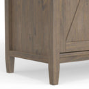 Ela - Sideboard With Wine Storage - Smoky Brown