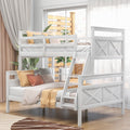 Bunk Bed With Ladder, Safety Guardrail, Perfect For Bedroom