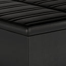 Ellis - Coffee Table Storage Ottoman Contemporary Design