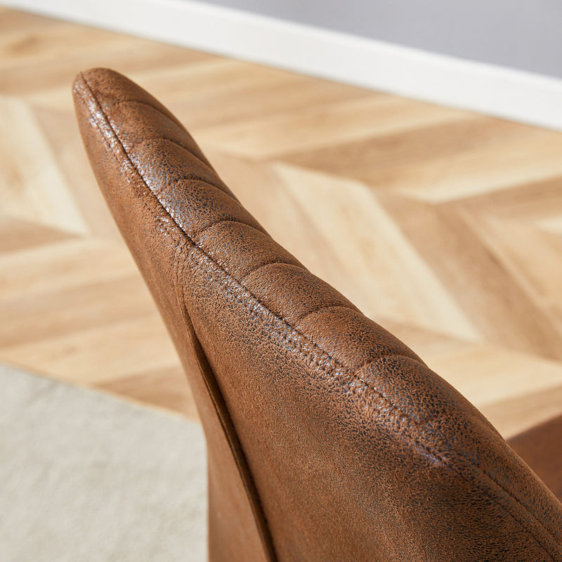 Luxury Simple Chair With Metal Leg