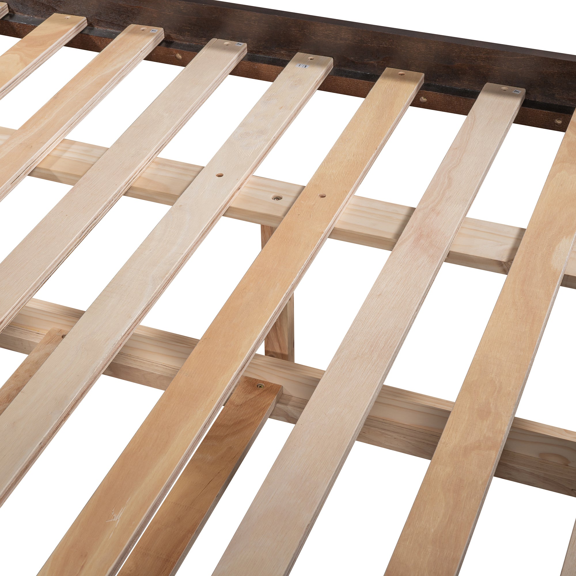 Full Over Full Bunk Bed with Twin Size Trundle, Espresso (old sku: LP000250AAP ) - Atlantic Fine Furniture Melbourne FL