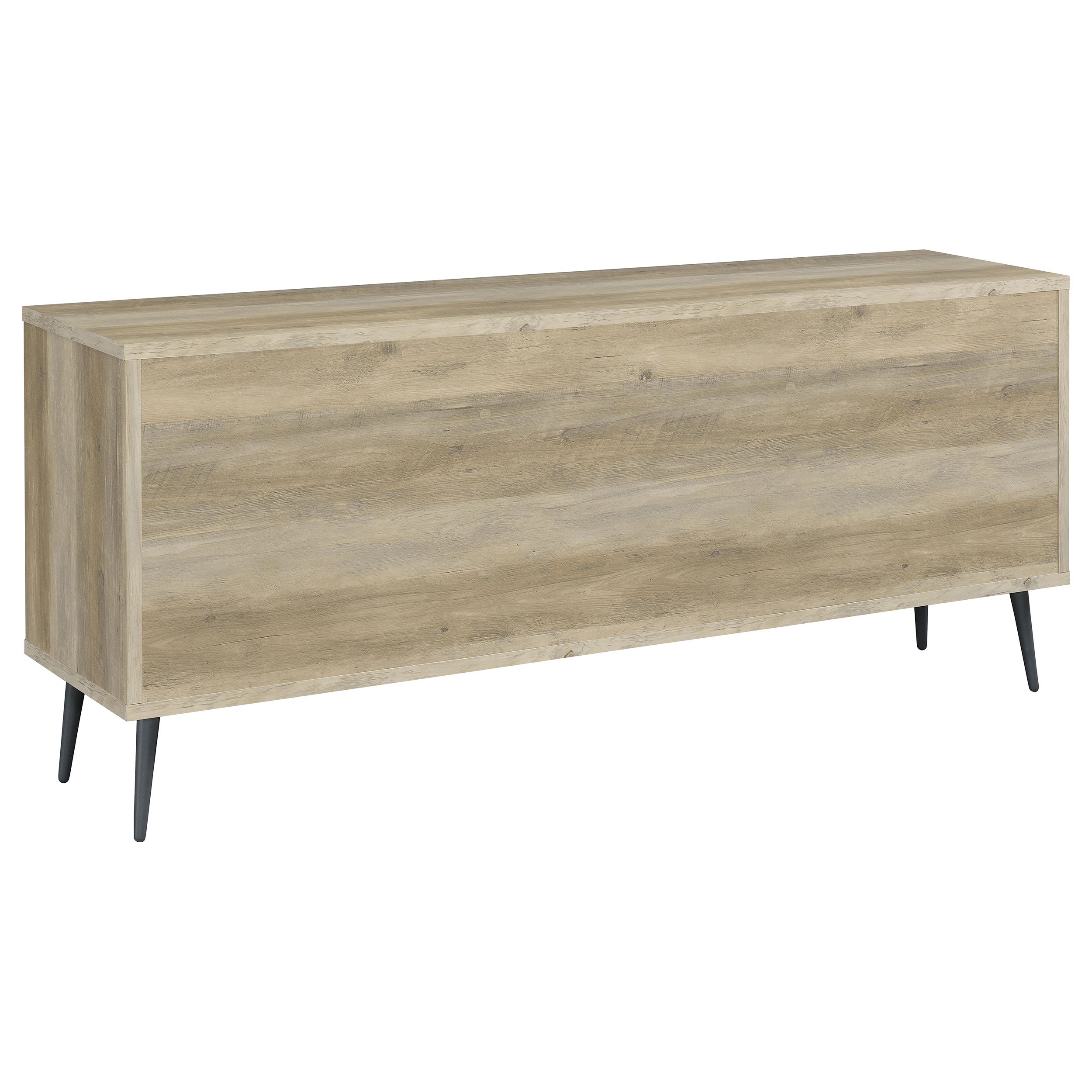 Maeve 2-door Engineered Wood Cabinet Antique Pine and Grey — view 6
