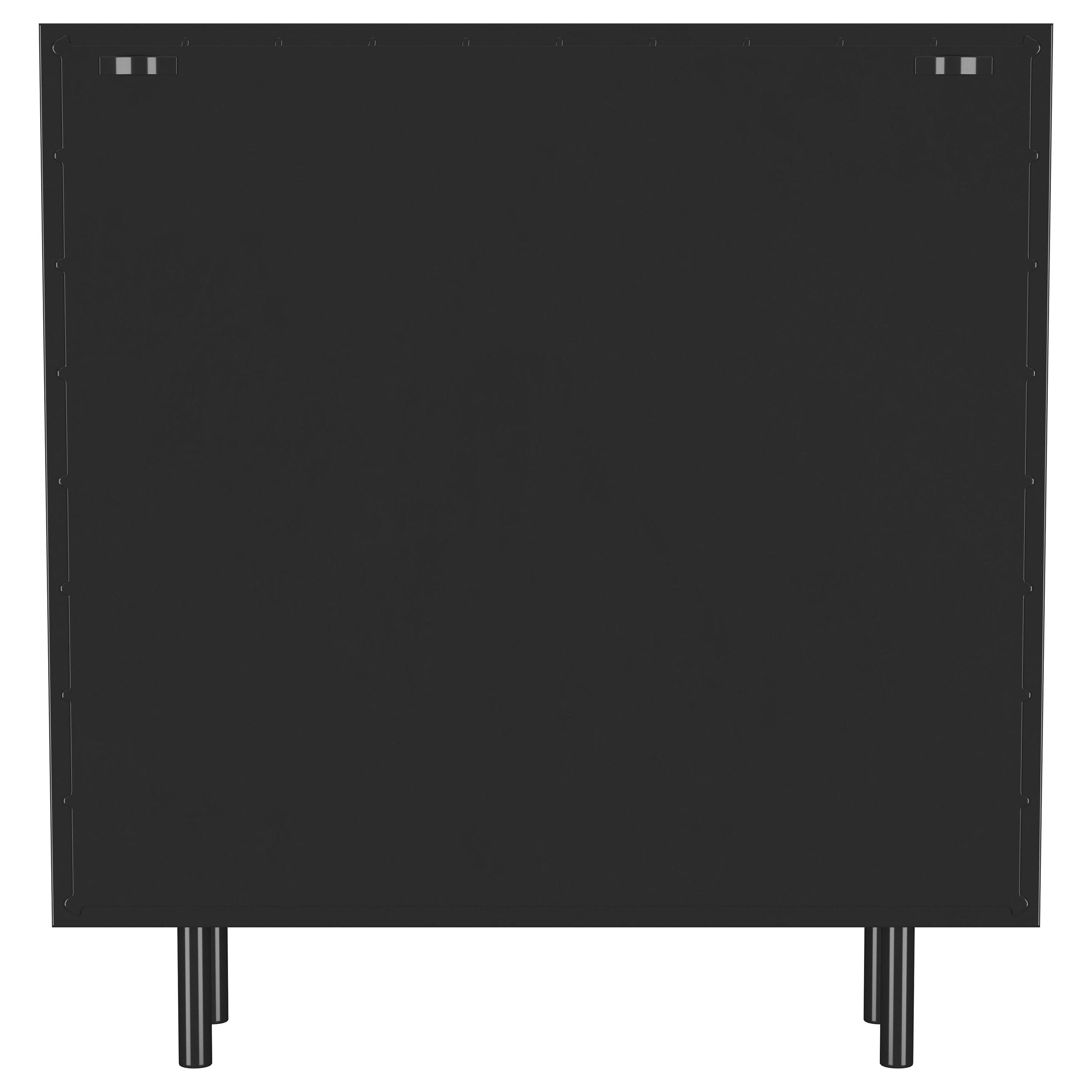 Dalia 2-door Accent Storage Cabinet with Shelving Black — view 6