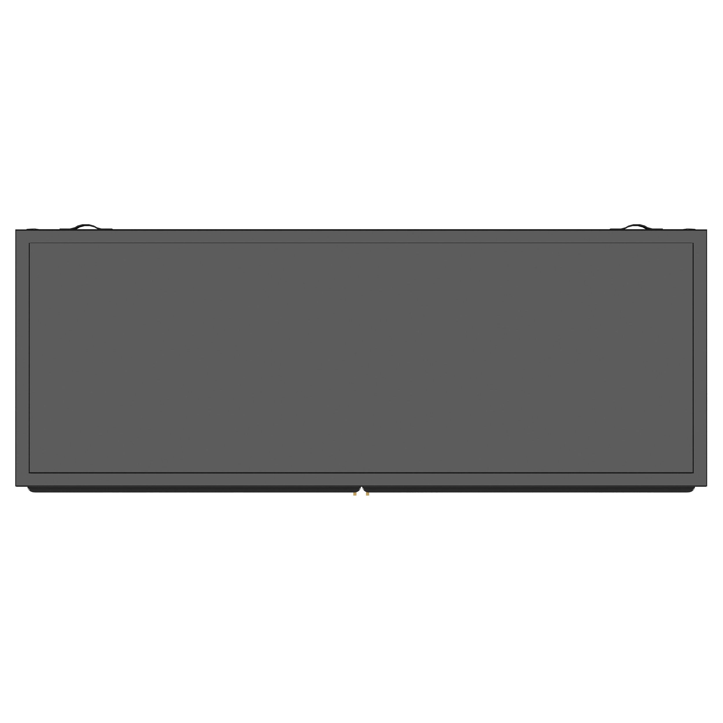 Dalia 2-door Accent Storage Cabinet with Shelving Black — view 9