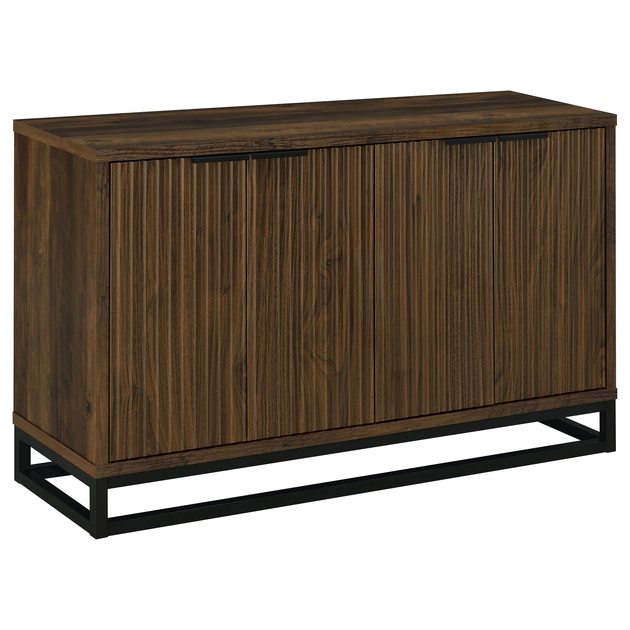 Ryatt 4-door Engineered Wood Accent Cabinet Dark Pine — view 1