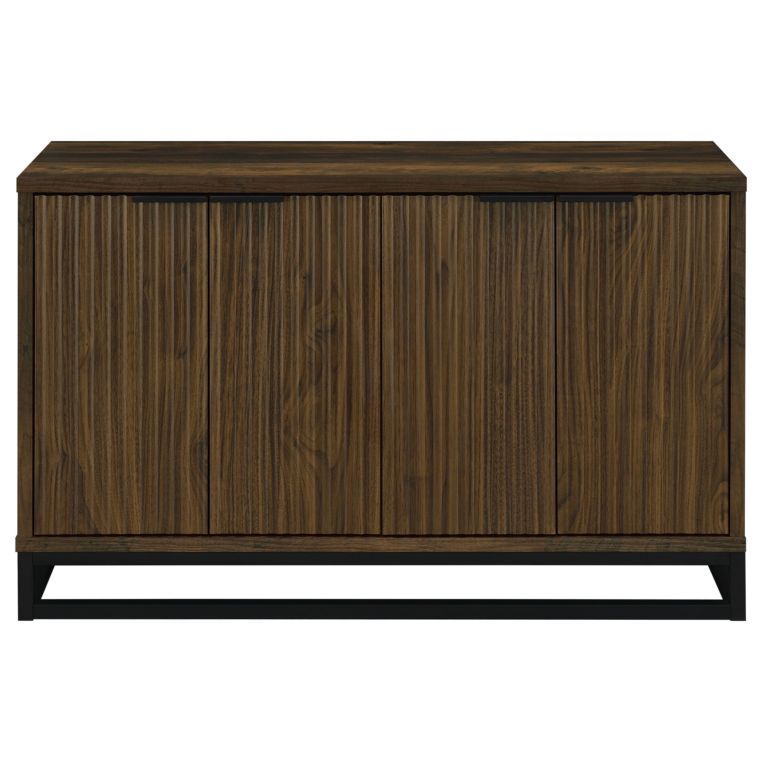 Ryatt 4-door Engineered Wood Accent Cabinet Dark Pine — view 4
