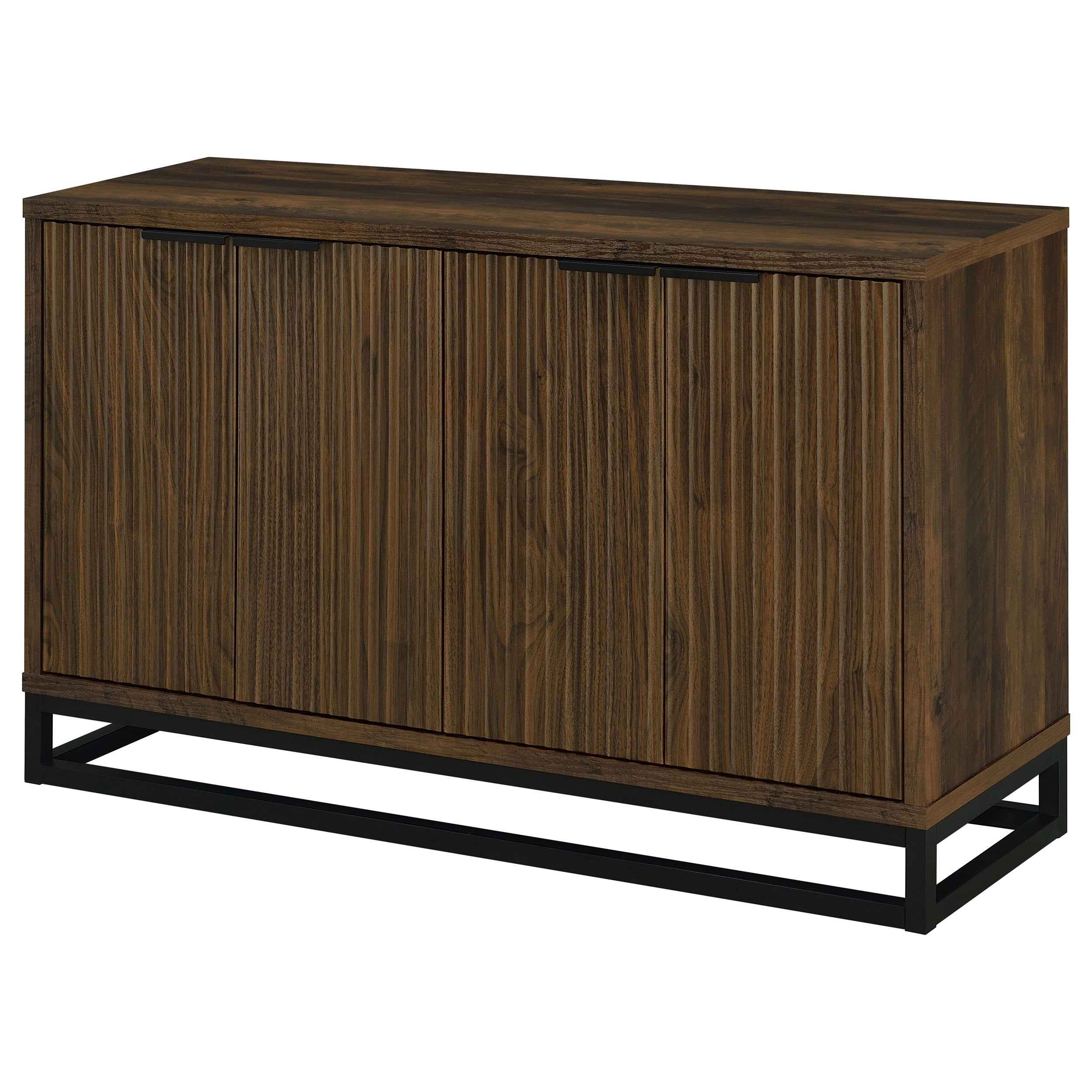 Ryatt 4-door Engineered Wood Accent Cabinet Dark Pine — view 5