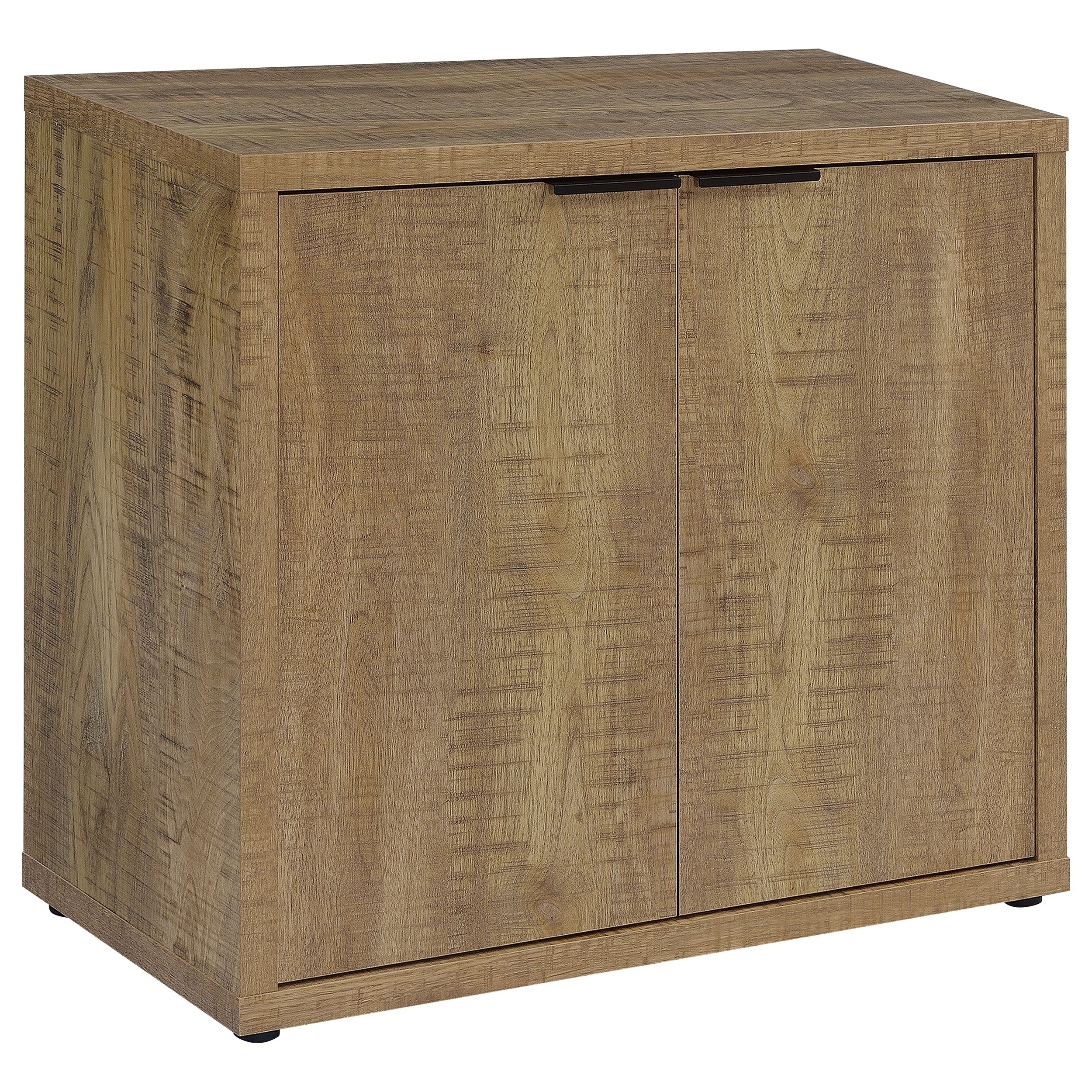 Pepita 2-door Engineered Wood Accent Cabinet Mango Brown — view 1