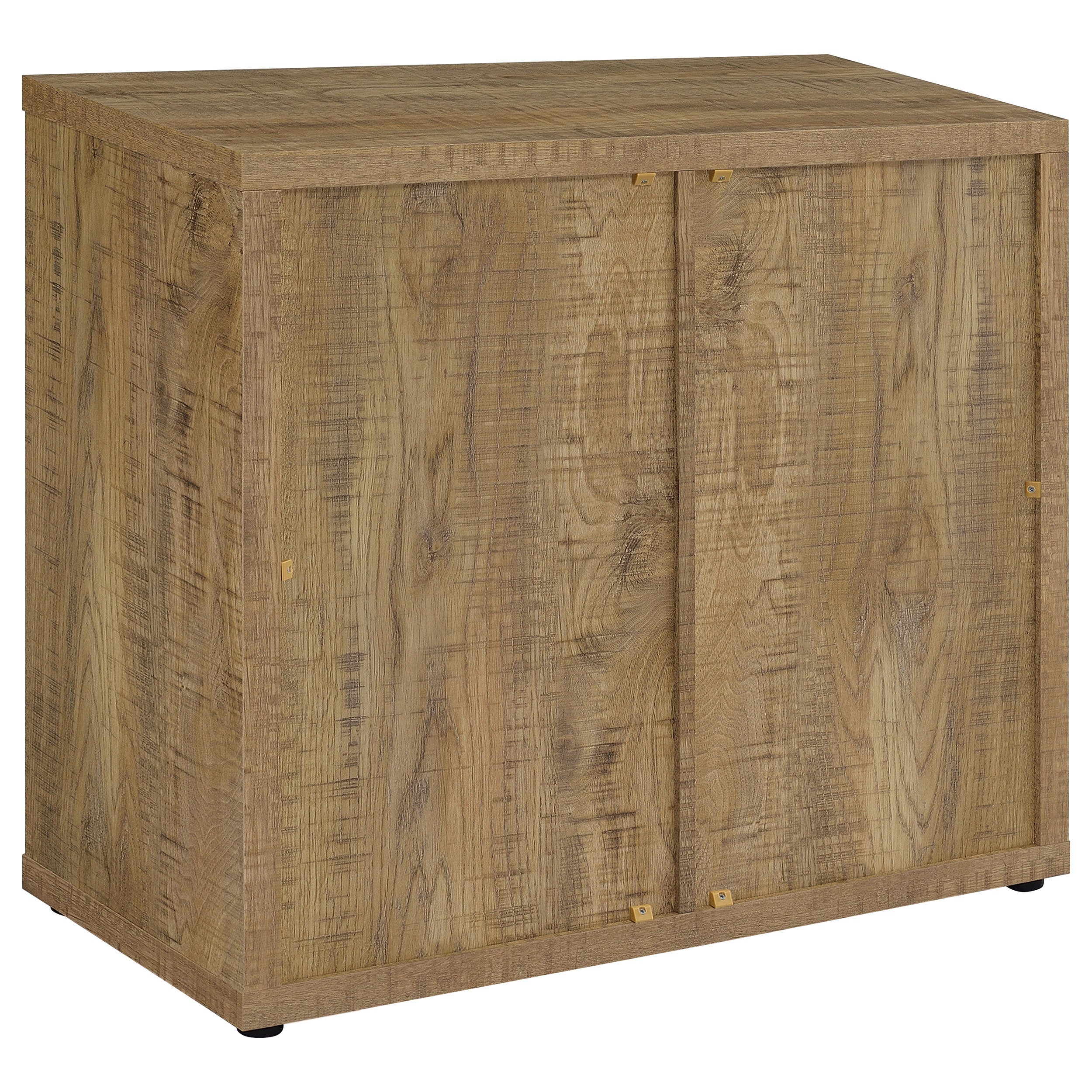 Pepita 2-door Engineered Wood Accent Cabinet Mango Brown — view 7