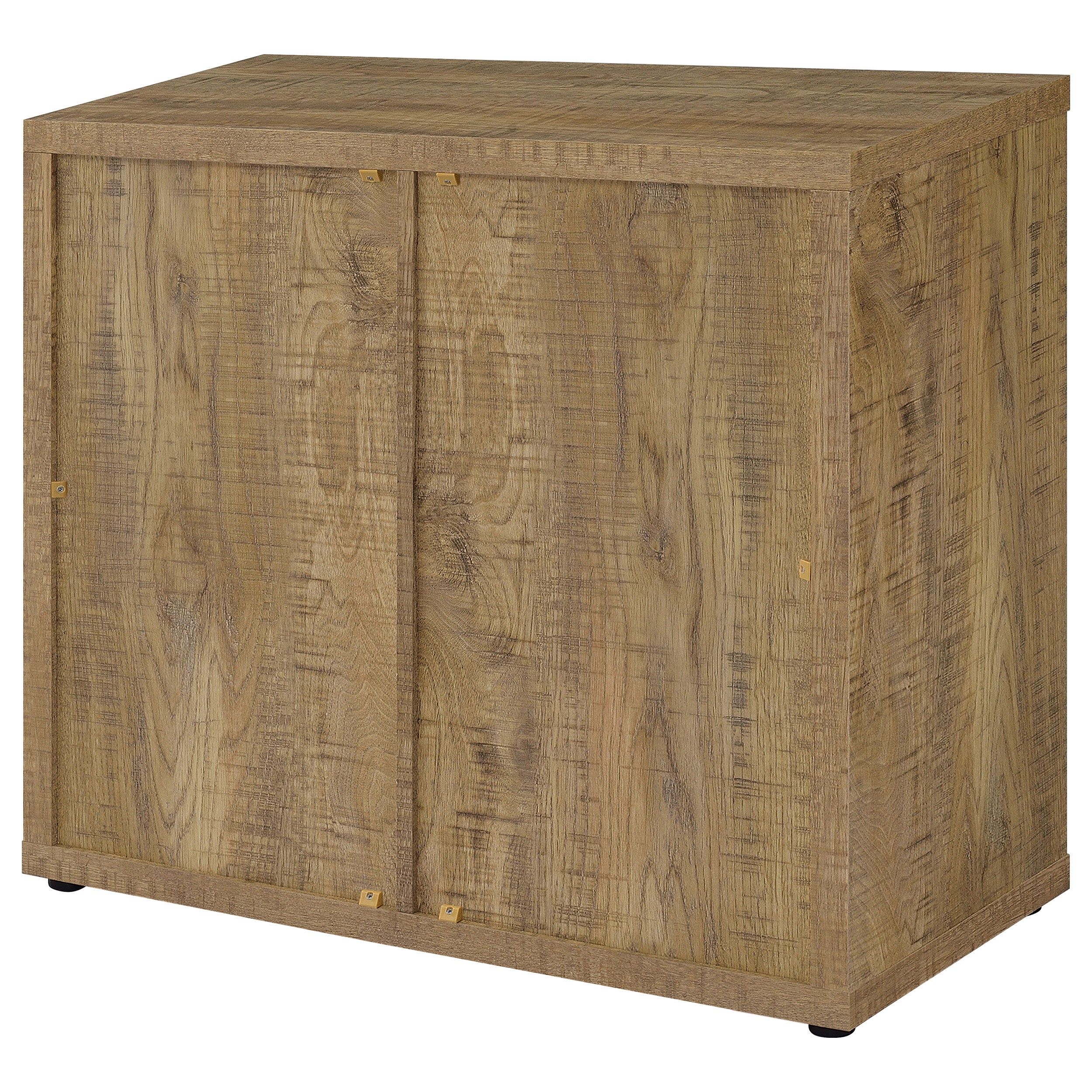 Pepita 2-door Engineered Wood Accent Cabinet Mango Brown — view 9