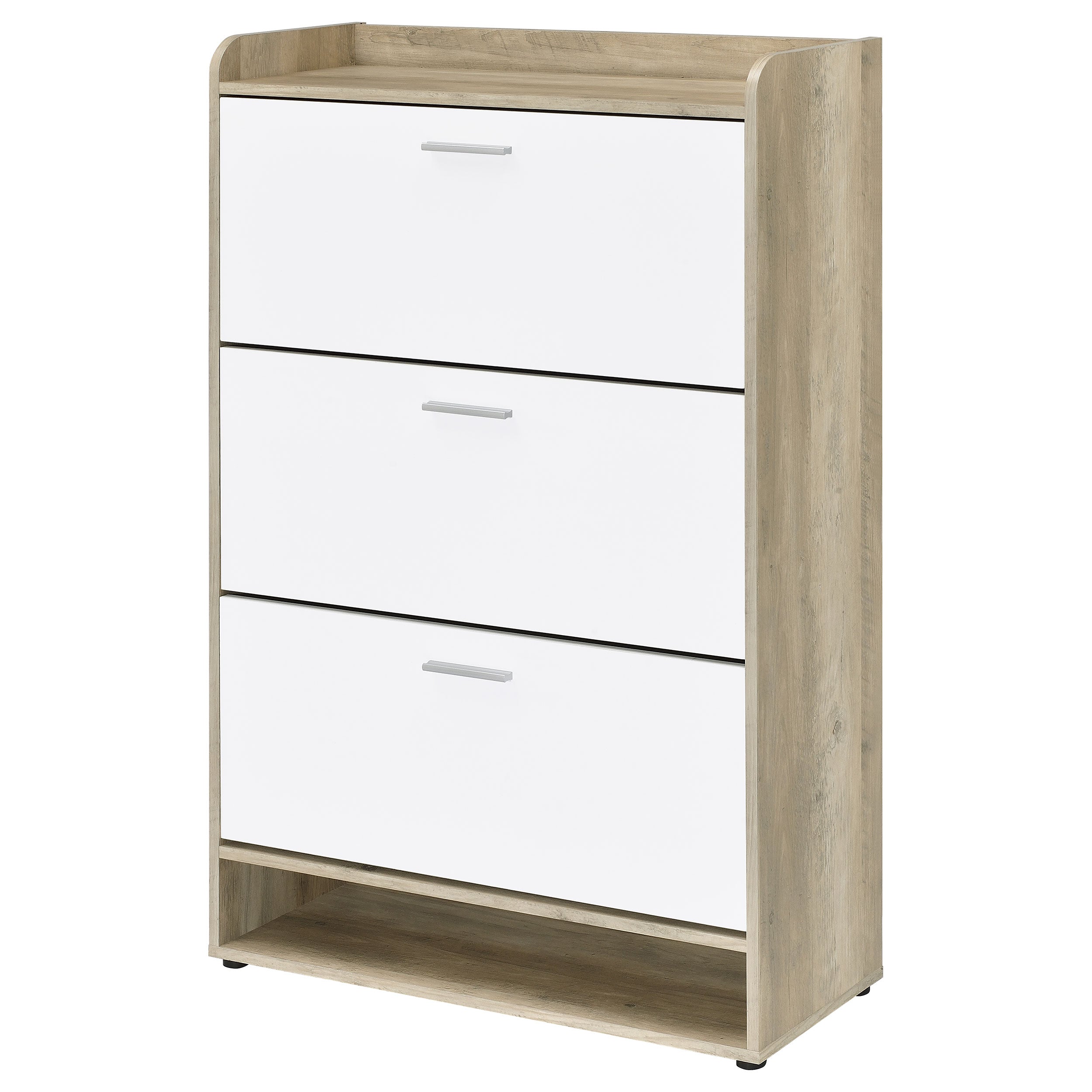 Denia 3-tier Engineered Wood Shoe Cabinet White — view 6