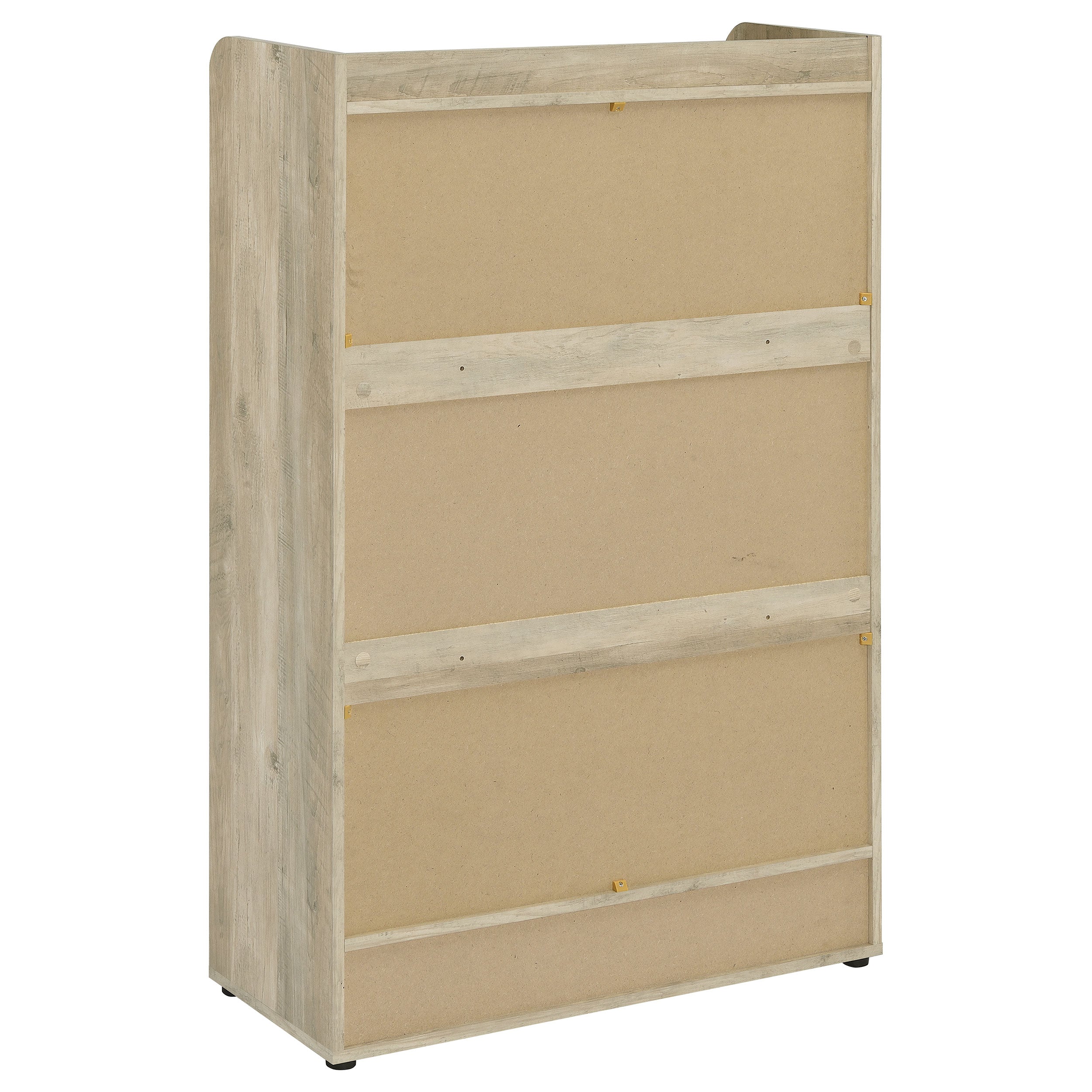 Denia 3-tier Engineered Wood Shoe Cabinet Grey — view 8
