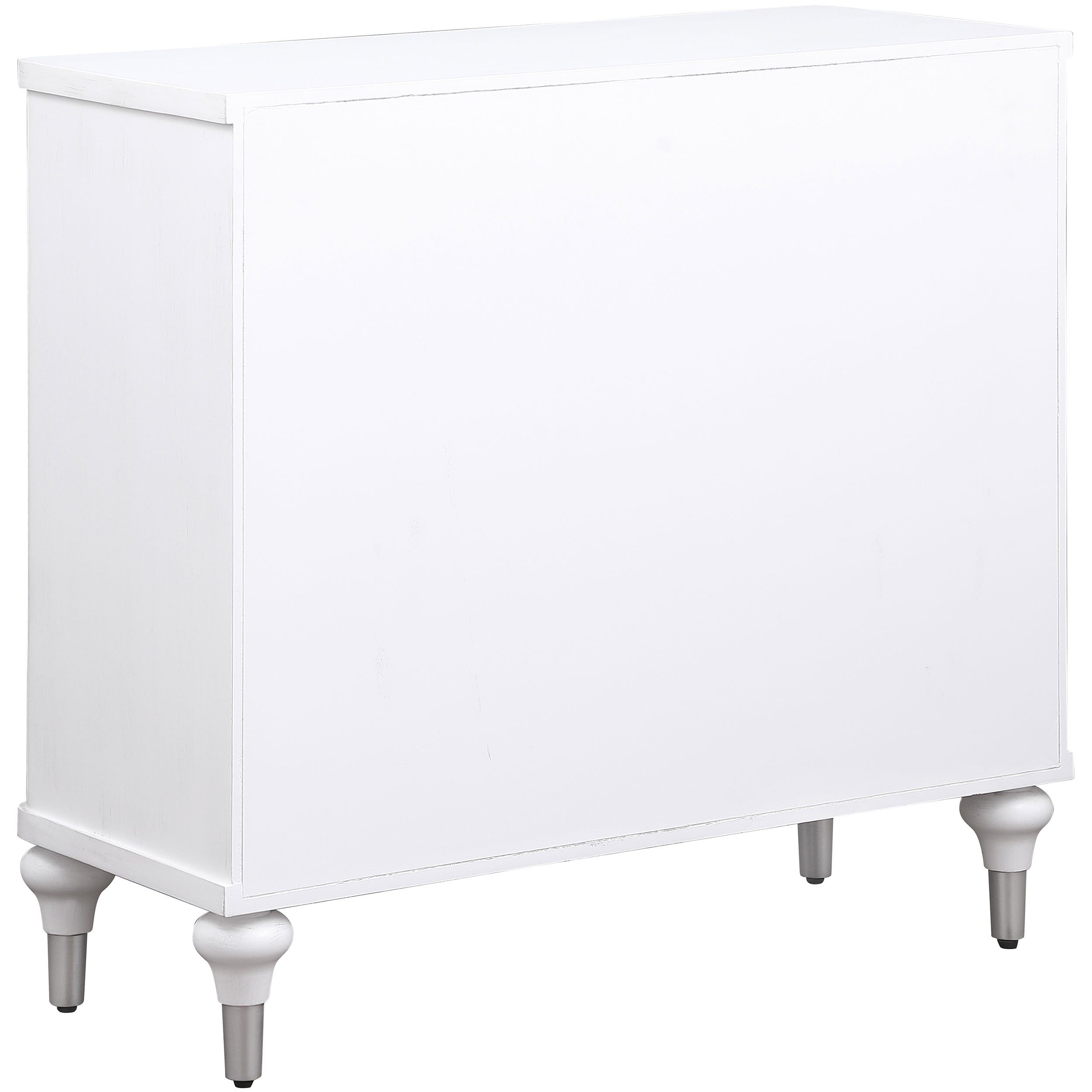 Cardella 2-door Mandala Accent Cabinet Distressed White — view 7