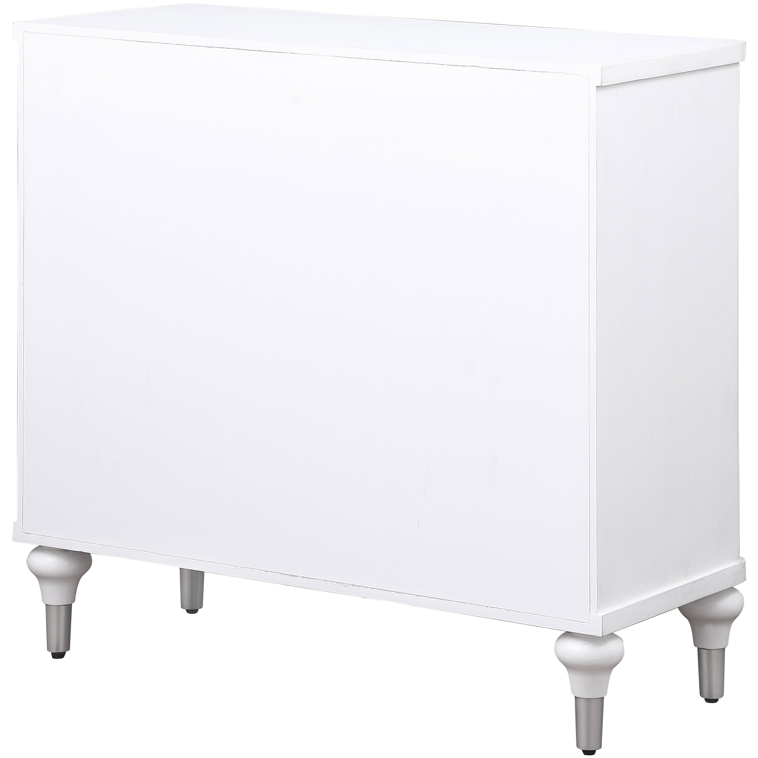 Cardella 2-door Mandala Accent Cabinet Distressed White — view 8