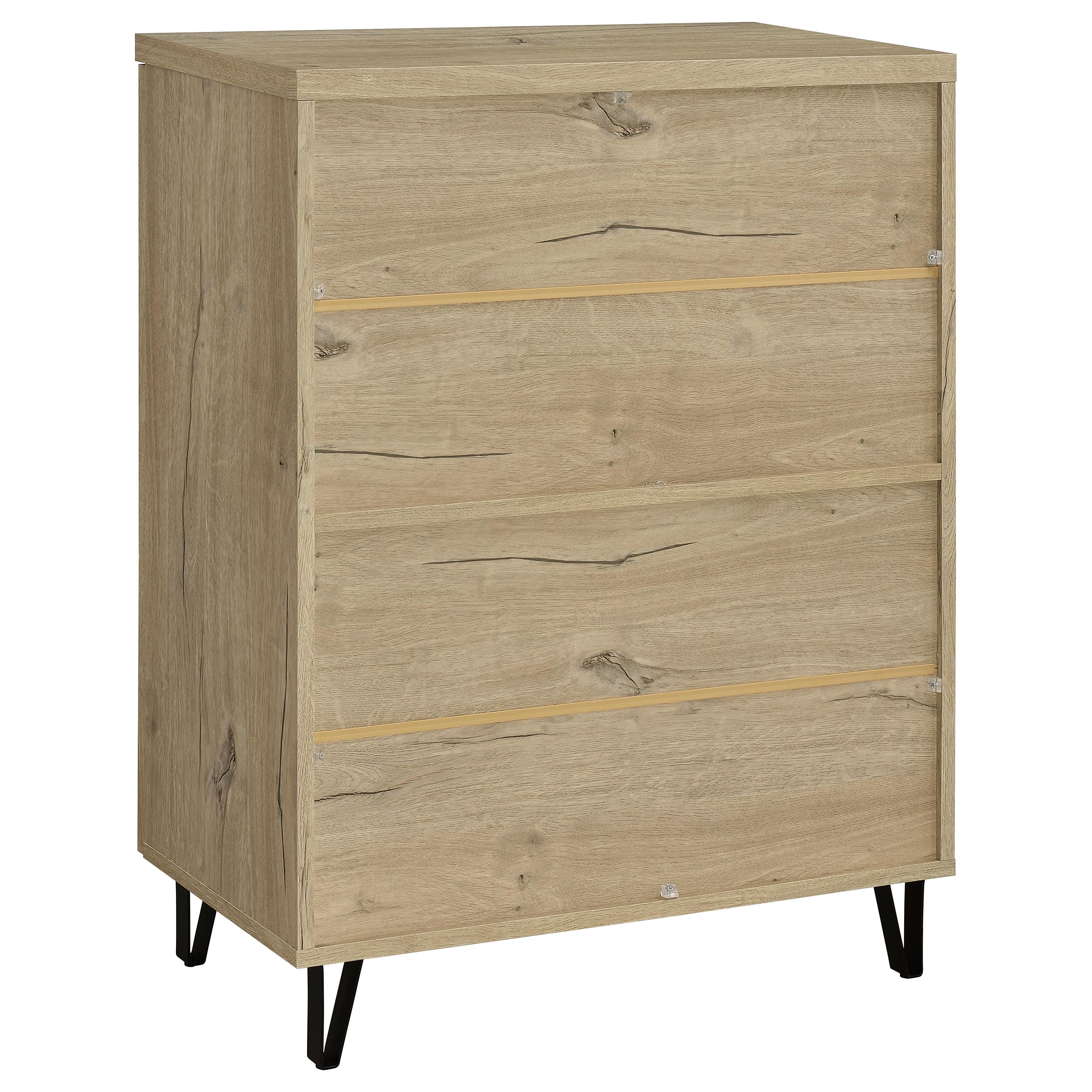 Brixton 2-door Entryway Shoe Storage Cabinets White Oak — view 7